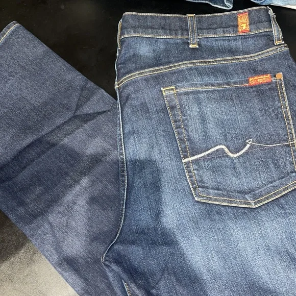 BRAND NEW!!! Mens 7 for all mankind “the straight” jeans - Picture 4 of 4